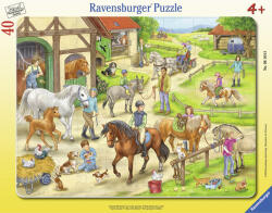 Ravensburger Пъзел Ravensburger от 40 части - Ден в ранчото (6164) - ozone