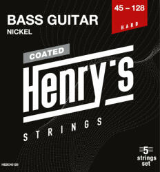 Henry's Coated Nickel 45-128 Corzi pentru chitare bas