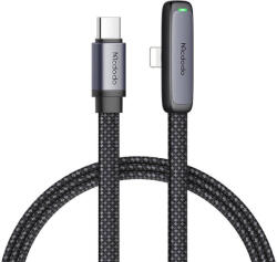 USB-C to lightning angle cable Mcdodo CA-3351, 1.8m (black) (CA-3351)