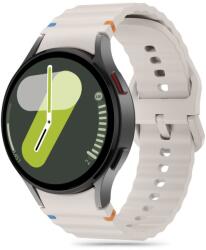 Samsung Galaxy Watch FE - TECH-PROTECT Sport - bézs szilikon szíj (20 mm szíj szélesség) - graffistore