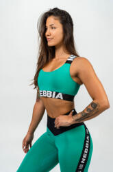 Nebbia Medium-Support Criss Cross Sports Bra green Női melltartó M
