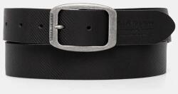 Pepe Jeans bőr öv WADE BELT fekete, férfi, PM021025 - fekete 90