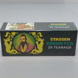 Stassen zöld tea filter 25x2g 50 g - delfinbuvar