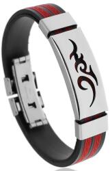 HARAHU TI-33193 Férfi karkötő - Fekete/Piros KP33193