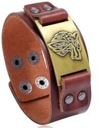 HARAHU BR-33185 férfi karkötő - Wolf / Barna KP33185
