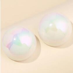 HARAHU AD-33127 Fülbevaló - Circle/Fehér KP33127