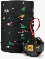 Buff csősál Original Ecostretch fekete, mintás - fekete Univerzális méret