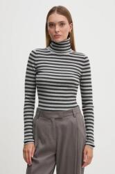 Calvin Klein pulóver könnyű, női, szürke, garbónyakú, J20J224225 - szürke L