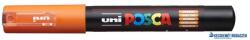 uni Dekormarker, 0, 7-1, 0 mm, UNI "Posca PC-1M", narancs (TUPC1MN) - kecskemetirodaszer