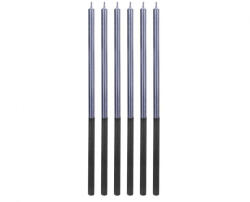 Godan Platinum Blue, Kék tortagyertya, gyertya szett 6 db-os (MLG132601)