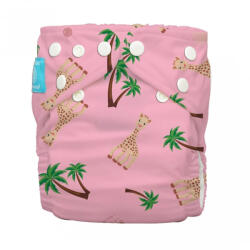 Charlie Banana Scutec textil refolosibil Charlie Banana cu inserturi din cânepă, Sophie La Girafe Pink