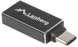 Lanberg Adaptor Lanberg USB-C - USB-A Black (AD-UC-UA-02)
