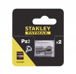 STANLEY - Bit PZ2 x 25mm, 2 bucati [STA62041-XJ] (STA62041-XJ) - bricolaj-mag Set capete bit, chei tubulare