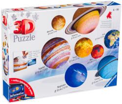 Ravensburger 3D пъзел Ravensburger от 522 части - Слънчевата система (11668) - ozone