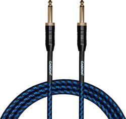 Cascha Professional Line Guitar Cable Tweed Blue 9 m Директен - Директен Инструментален кабел (CCP-G2SBL9)
