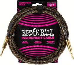 Ernie Ball Braided Instrument Cable Straight/Straight 3 m Drept - Drept Cablu de instrument (P06428)