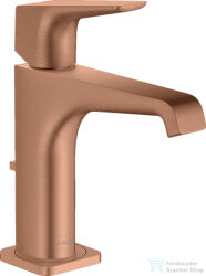 Hansgrohe AXOR CITTERIO E mosdó csaptelep automata leeresztővel, szálcsiszolt vörös arany hatású 36110310 (36110310)