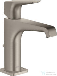 Hansgrohe AXOR CITTERIO E mosdó csaptelep automata leeresztővel, rozsdamentes acél hatású 36110800 (36110800)