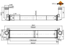 NRF töltőlevegő-hűtő NRF 309111 (309111)