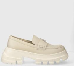 Tommy Jeans mokaszin TJW CHUNKY LOAFER bézs, női, platformos, EN0EN02504 - bézs Női 40