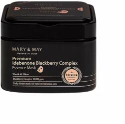 Mary&May Premium Idebenone Blackberry Complex Essence Mask - Antioxidáns maszkok idebenonnal 20db/250g