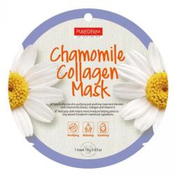 Purederm Chamomile Collagen Mask-C - Kamilla Kollanénes fátyolmaszk 1db/26g