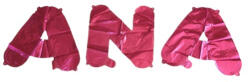 Balloons4party Baloane litere ANA roz 40 cm