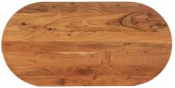 vidaXL Blat de masă oval, 120x60x2, 5 cm, lemn masiv de acacia (370090)