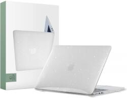 Tech-protect SmartShell tok MacBook Air 13" M2-M5 / 2022-2026 - átlátszó és csillámos
