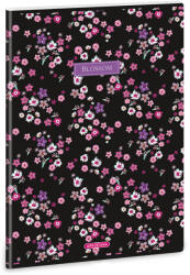 Ars Una Pearl Blosoom Black A4 40 lapos Extra Kapcsos Kockás Füzet (53123770)