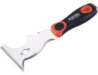 Extol Premium spakli, Multifunkciós, üthető; 7, 5 cm, inox, két komponenses műanyag nyél (8843077)