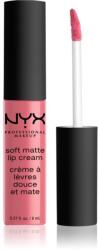 NYX Cosmetics Soft Matte Lip Cream ruj lichid mat, cu textură lejeră culoare 11 Milan 8 ml