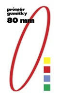  Gumiszalag átmérője 80mm 1kg