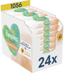 Pampers Harmonie Protect&Care Șervețele umede pentru copii cu gălbenele 1056 buc