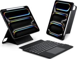 Dux Ducis fliptok DK összecsukható Vezeték Nélküli Billentyűzettel iPad Pro 11 (2024) fekete tok