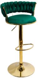  Scaun bar catifea ABS 118 verde