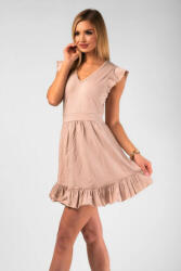 Victoria Moda Mini ruha - Bézs - S/M (9032TTC44_08)
