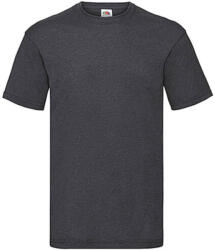 Fruit of the Loom Csomag akciós póló (minimum 3 db) Férfi póló Rövid ujjú Fruit of the Loom Valueweight Tee - 3XL , Sötét heather szürke