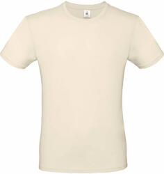 B and C Férfi rövid ujjú póló B&C #E150 T-Shirt -M, Naturál
