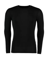 Kustom Kit Férfi hosszú ujjú póló Kustom Kit Warmtex Base Layer LS L, Fekete