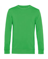 B&C Collection Uniszex hosszú ujjú organikus pulóver B and C Organic Crew Neck French Terry L, Almazöld