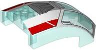 LEGO® Parbriz curbat 10 x 6 x 4 decorat (6467213)