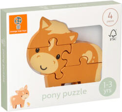 Orange Tree Toys Puzzle din lemn Orange Tree Toys - Ponei (OTT06726)