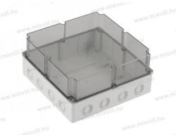 OMU System ELO-290AM2 Műanyag doboz IP67 290x290x140mm átlátszó tetővel (ELO-290AM2)
