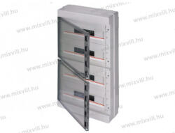 MODUL EC 62072E 72 modulos falon kívüli elosztó átlátszó ajtóval IP65, UV álló, halogénmentes, 1000VDC