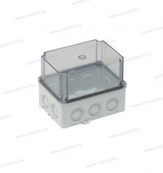 OMU System ELO-180AM IP67 180x110x120mm műanyag kötődoboz átlátszó magasított tetővel (ELO-180AM)