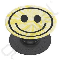 Popsockets POPSOCKETS telefontartó (készülékre ragasztható, többfunkciós, mosolygós) CITROMSÁRGA