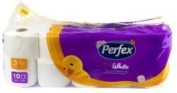 Perfex Toalettpapír PERFEX Pure White 3 rétegű 10 tekercses - papiriroszerplaza