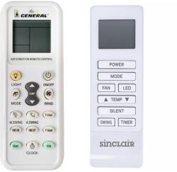 General SINCLAIR ASM-12PI - telecomandă compatibilă de marcă General
