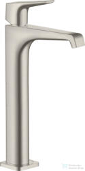 Hansgrohe AXOR CITTERIO E magasított mosdó csaptelep nem zárható leeresztővel, rozsdamentes acél hatású 36113800 (36113800)